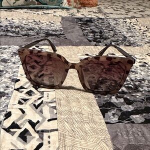 WMP Tortoiseshell Square Women’s Sunglasses - Brown